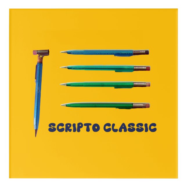Scripto Classic Mechanical Pencil Acrylic Print (Front)
