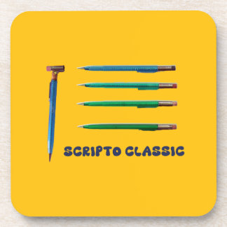 Scripto Classic Mechanical Pencil Beverage Coaster