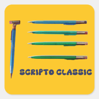Scripto Classic Mechanical Pencil Square Sticker