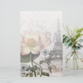 scripts french botanical lotus paris eiffel tower (Standing Front)