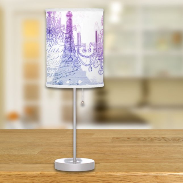 scripts purple chandelier paris eiffel tower table lamp (scripts purple chandelier paris eiffel tower table lamp)