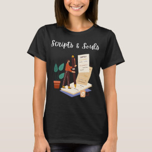 "Scripts & Souls" for Psychologists T-Shirt