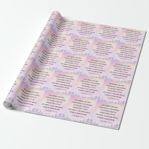 Scripture, 1 Corinthians 13 4-5, Wrapping Paper