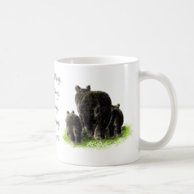 Scripture 1 Corinthians 13:4 Love is Coffee Mug (Right)