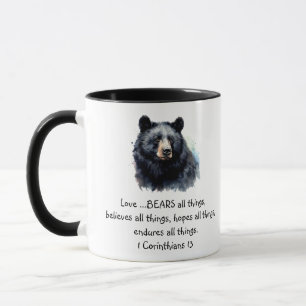Scripture 1 Corinthians 13:4 Love is Mug