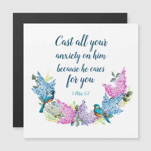 Scripture 1 Peter 5:7 (Front/Back)