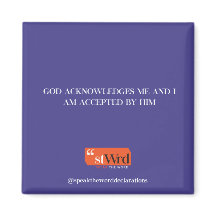 Scripture Affirmation Magnet for Kitchen Fridge