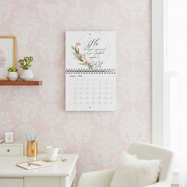 Scripture and flowers calendar (Creator Uploaded)