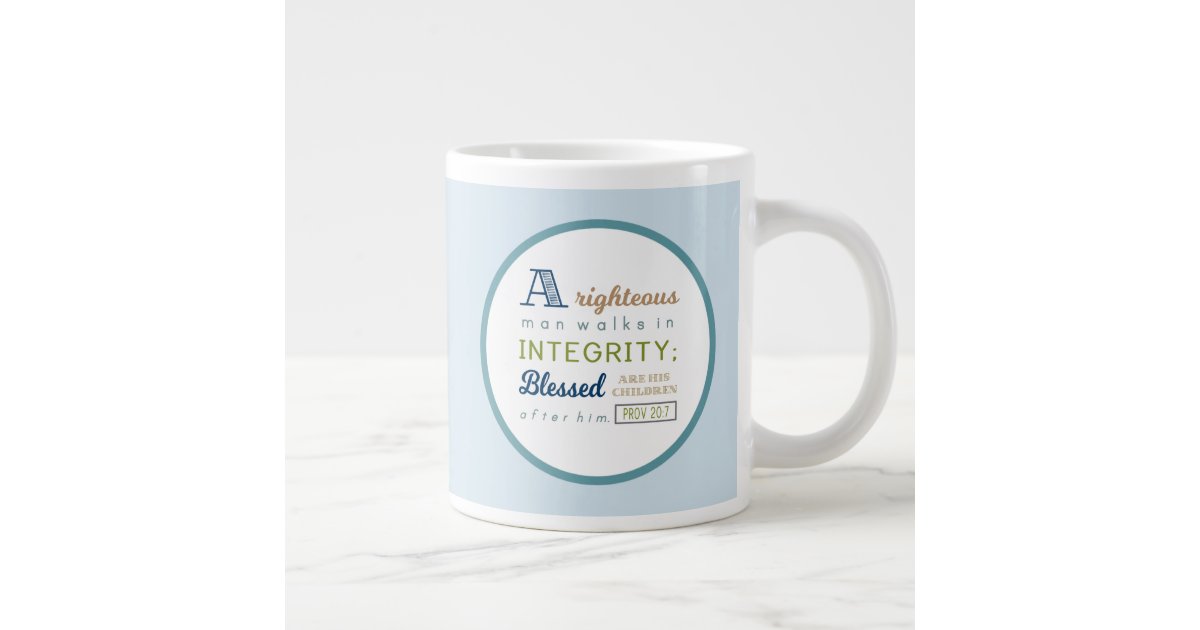 Scripture and Photo Father's Day Large Coffee Mug | Zazzle