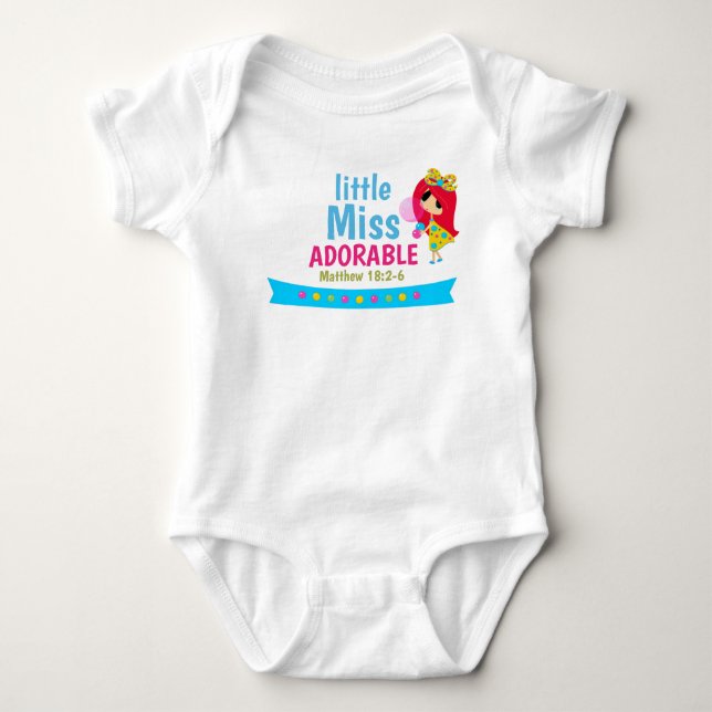 Scripture Baby Jersey Bodysuit (Front)