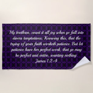 Scripture BeachTowel Beach Towel