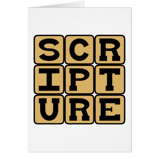 Scripture, Biblical Study Cards (Front)