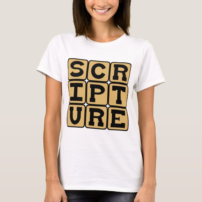 Scripture, Biblical Study T-Shirt (Front)