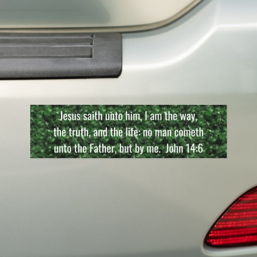 Scripture Bumper Sticker Zazzle
