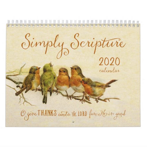 Scripture Calendar _ O Give Thanks