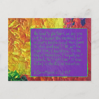 Scripture Card 2 Corinthians 6:1-2