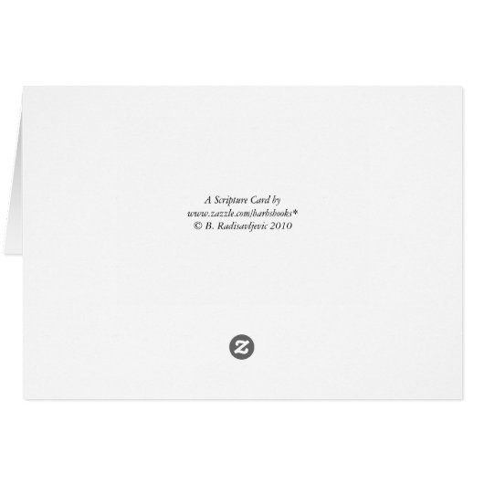 Scripture Card: CA Poppies (Back Horizontal)