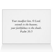 Scripture Card-Dark clouds, Psalm 36:5 Cards (Inside Horizontal (Top))