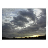 Scripture Card-Dark clouds, Psalm 36:5 Cards (Front Horizontal)