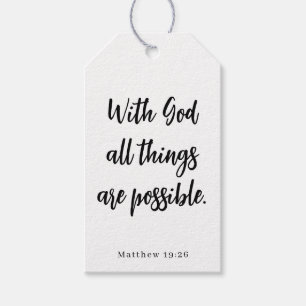 Scripture Centerpiece Decoration Graduation Party Gift Tags