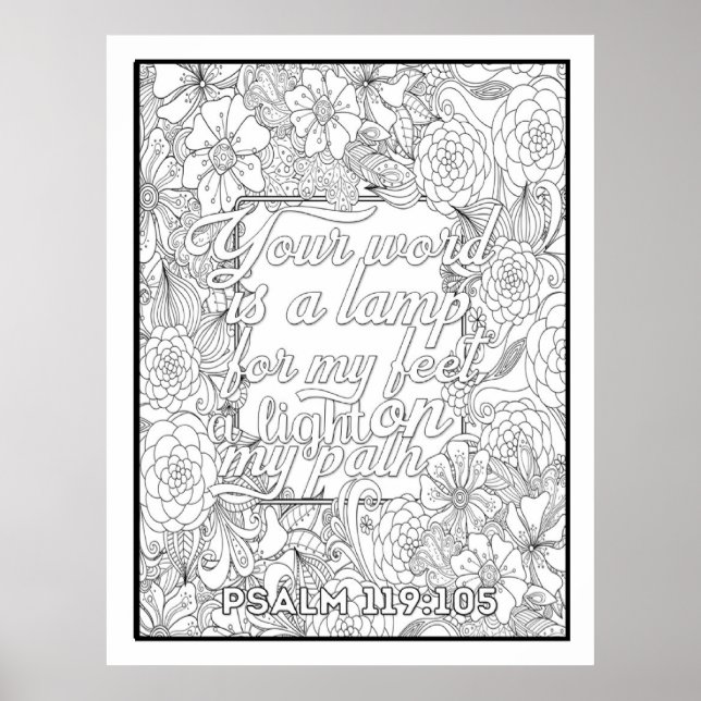 Scripture Color Me Pretty  Poster (Front)
