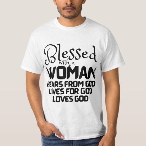 Scripture Couple Shirt Blessed Men