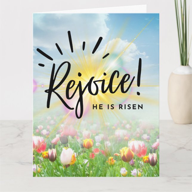 Scripture Easter Greeting Card  (Front)