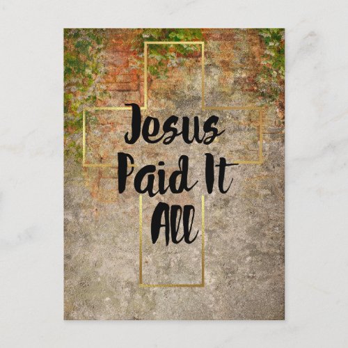 Scripture Easter Post Card