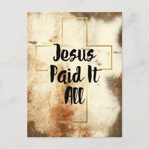 Scripture Easter Post Card