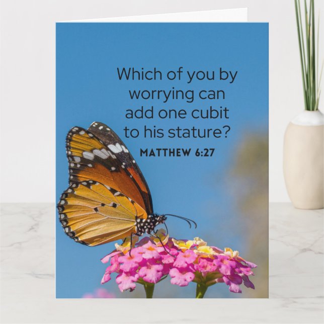 Scripture Folded Greeting Card  (Front)