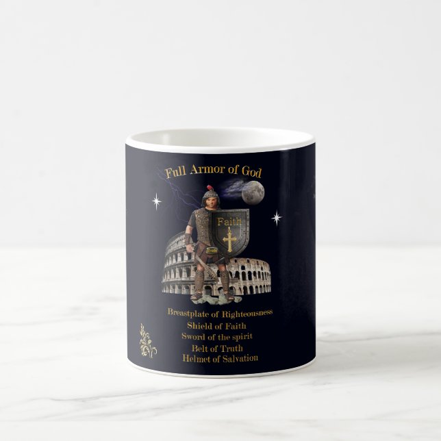 Scripture Full Armor of GOD Coffee Mug (Center)