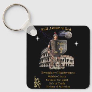 Scripture Full Armor of GOD Keychain