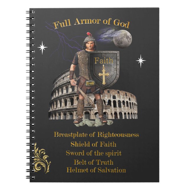 Scripture Full Armor of GOD Notebook (Front)