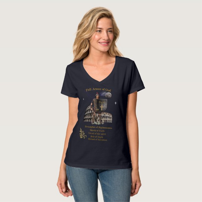 Scripture Full Armor of GOD T-Shirt (Front Full)