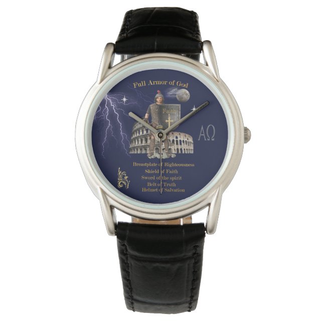 Scripture Full Armor of GOD Watch (Front)