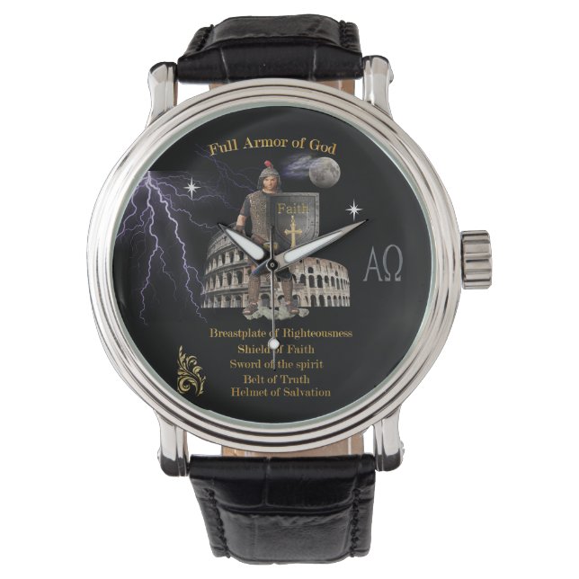 Scripture Full Armor of GOD Watch (Front)