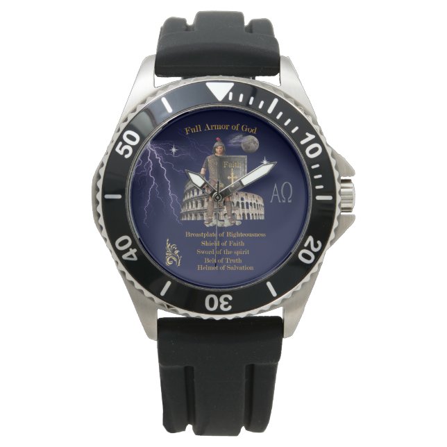 Scripture Full Armor of GOD Watch (Front)