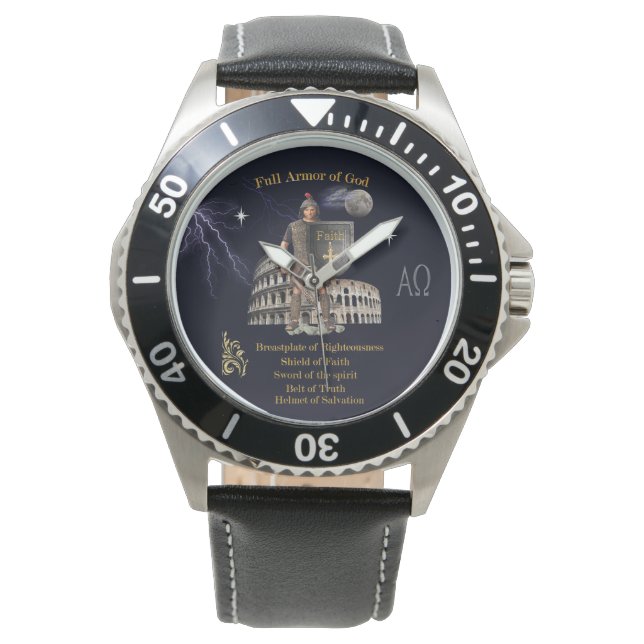 Scripture Full Armor of GOD Watch (Front)