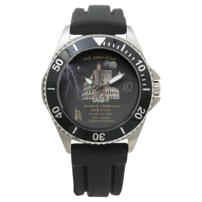 Scripture Full Armor of GOD Watch (Front)