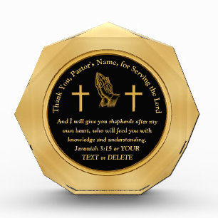 Scripture Gift for Pastor Appreciation Day Custom