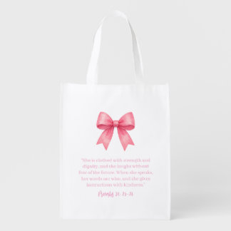 Scripture Girl Reusable Tote