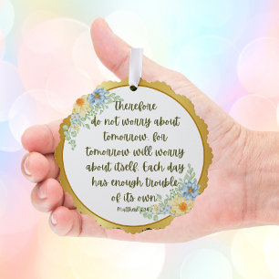 Scripture Hanging Memory Verse Ornament Card