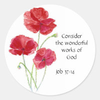 Scripture, Inspirational, Quote, Flower, Poppy