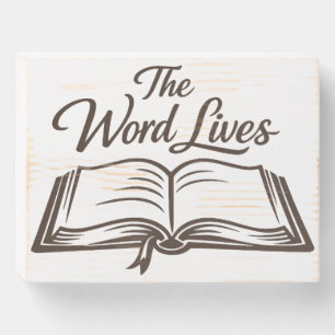 Scripture-Inspired Home Decor Wooden Box Sign