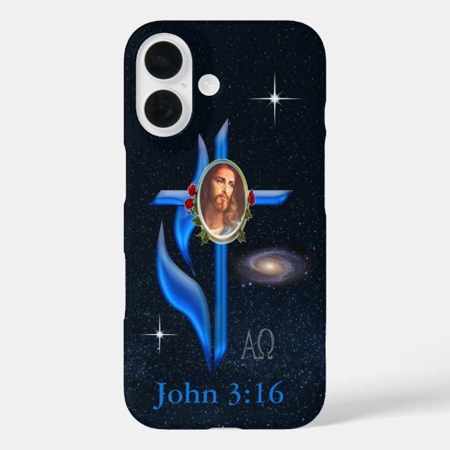 Scripture John 3;16 Case-Mate iPhone Case (Back)