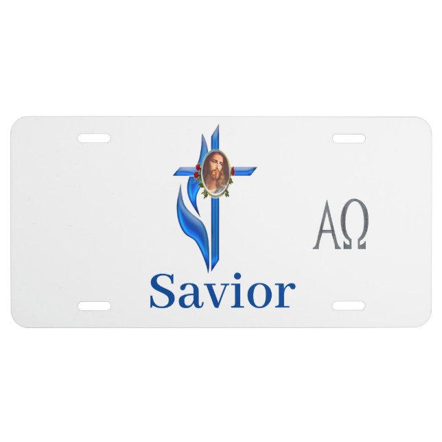 Scripture John 3;16 License Plate (Front)