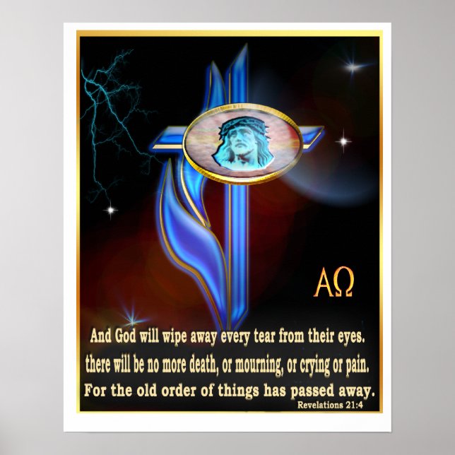 Scripture John 3;16 Poster (Front)