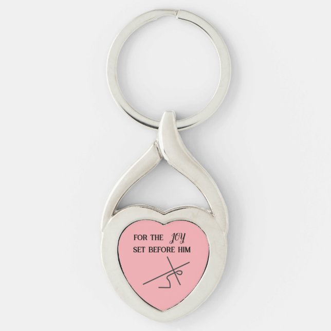 Scripture l Christ l Cross l  Keychain (Front)