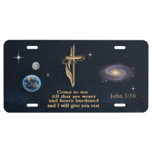 Scripture License Plate