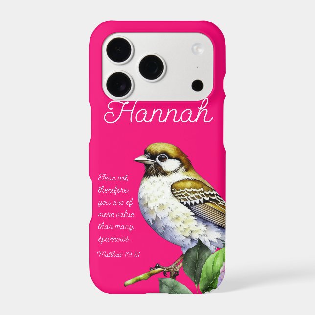 Scripture Matthew 10:31 Iphone Case (Back)